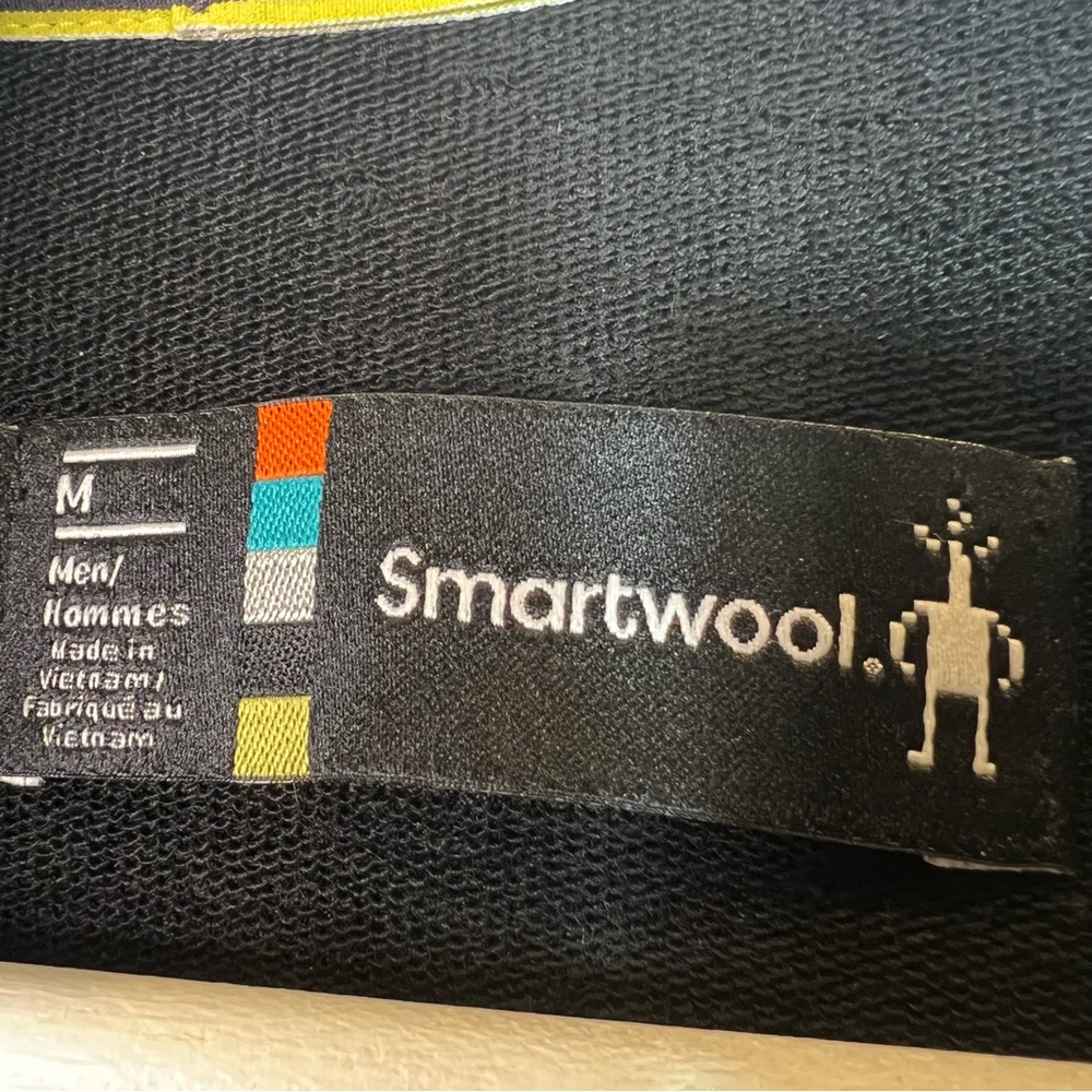 Smartwool Smartloft 120 Merino Wool Jacket Black Gray Size Medium - Picture 13 of 15